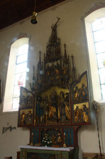 1408-Spätgotischer St. Annen Flügelaltar